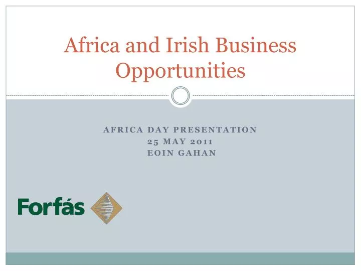 africa and irish business opportunities