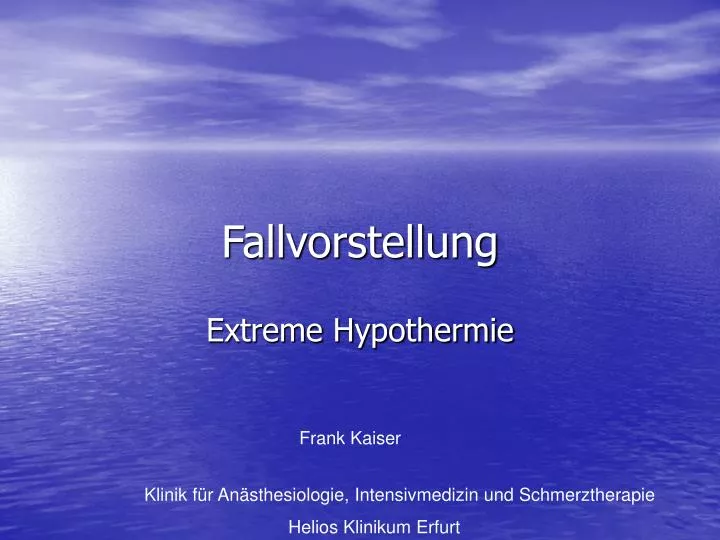 fallvorstellung