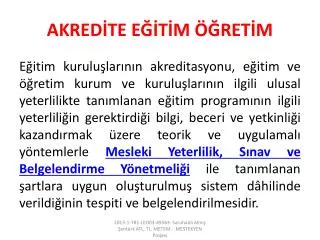 akred te e t m ret m