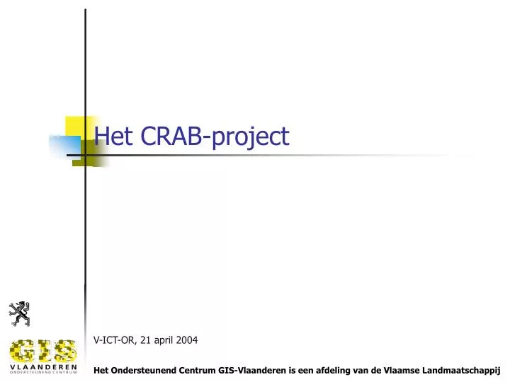 het crab project
