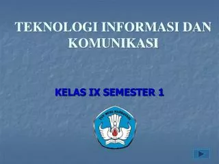 kelas ix semester 1