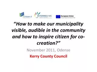 November 2011, Odense Kerry County Council