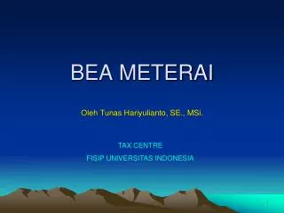 bea meterai