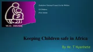 Keeping Children safe in Africa