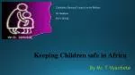 Keeping Children safe in Africa - slide 1
