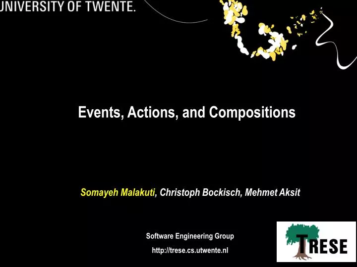 events actions and compositions