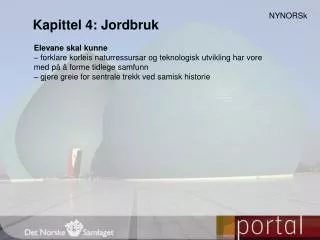 kapittel 4 jordbruk