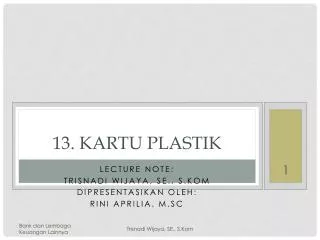 13 kartu plastik