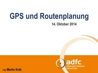 gps und routenplanung