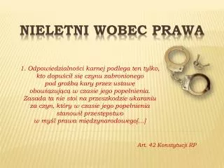 nieletni wobec prawa