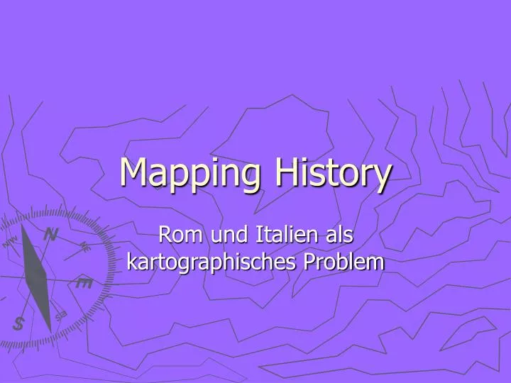 mapping history
