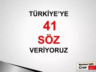 t rk ye ye 41 s z ver yoruz
