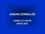 AKRAN ZORBALIĞI - slide 1