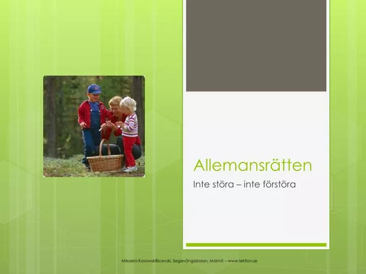 allemansr tten