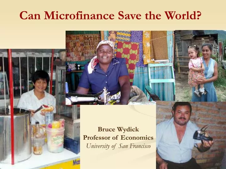 can microfinance save the world