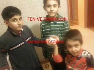fen ve teknoloj