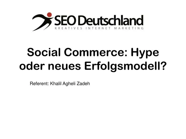 social commerce hype oder neues erfolgsmodell