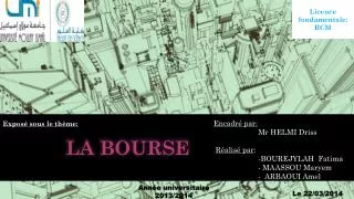 la bourse