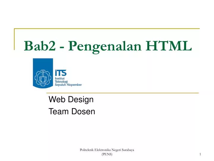 bab2 pengenalan html