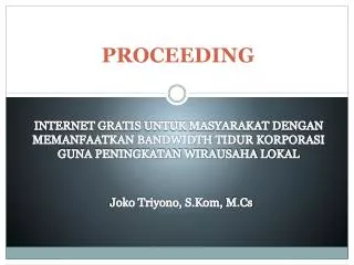 proceeding