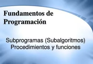 fundamentos de programaci n