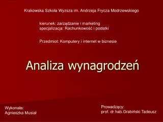 analiza wynagrodze