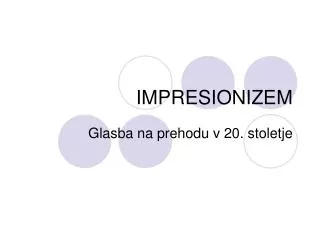impresionizem