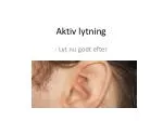 Aktiv lytning - slide 1