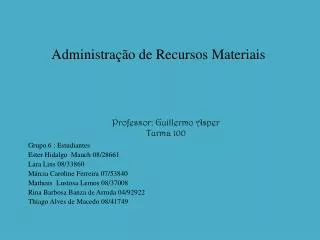 PPT - RECURSOS MATERIAIS PowerPoint Presentation, Free Download - ID:240455