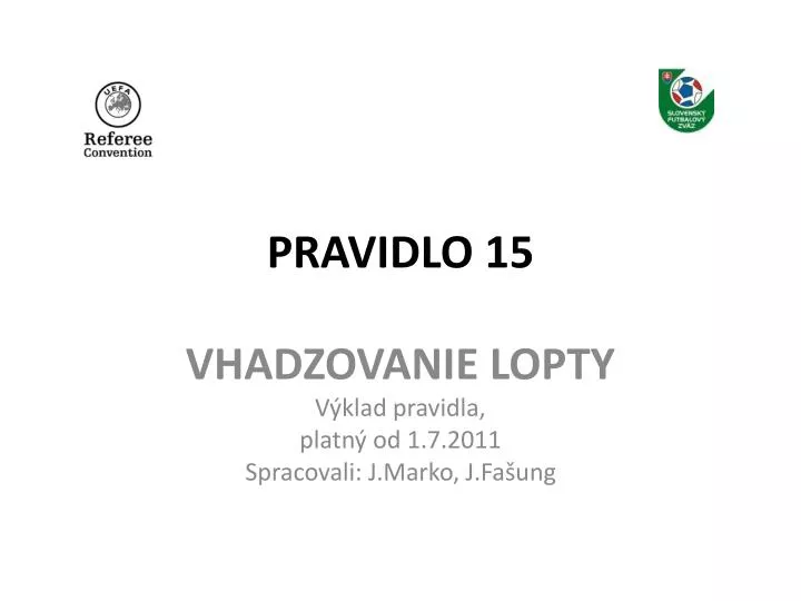 pravidlo 15