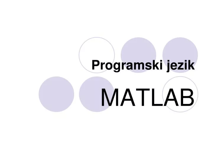 programski jezik