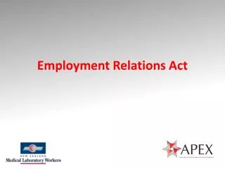 Employment Relations Act