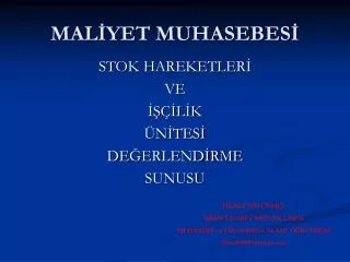 mal yet muhasebes