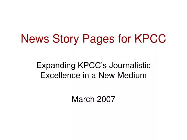 news story pages for kpcc