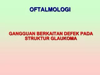oftalmologi