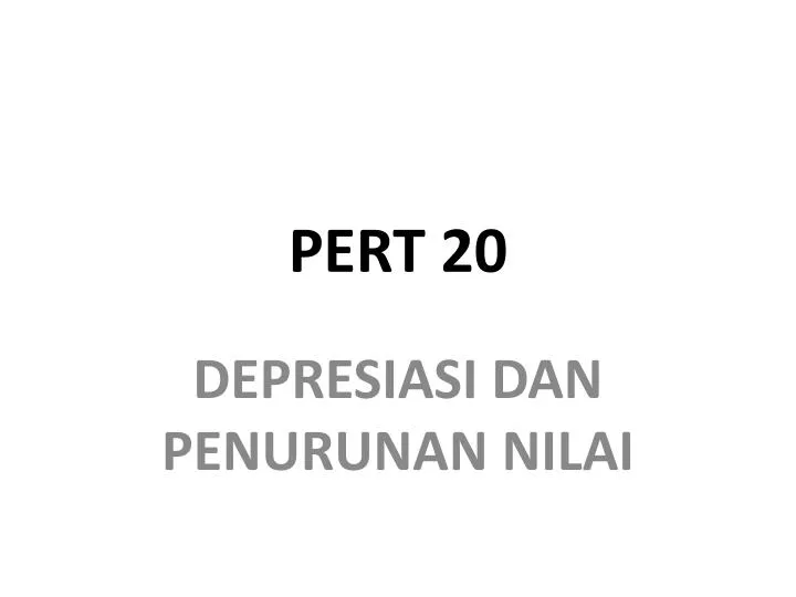 pert 20