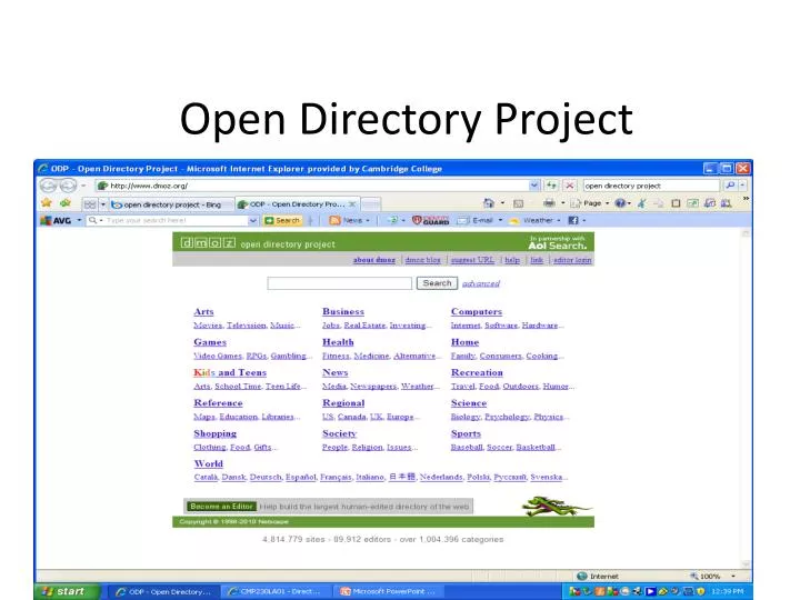 open directory project