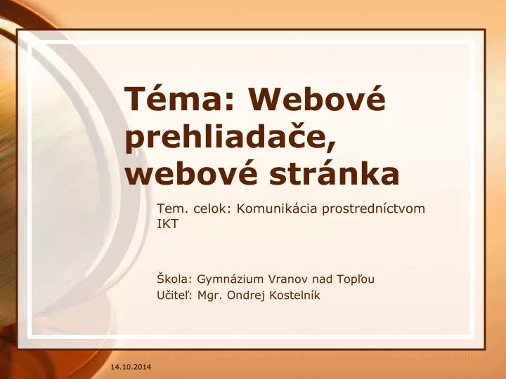 t ma webov prehliada e webov str nka