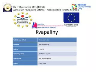 kvapaliny