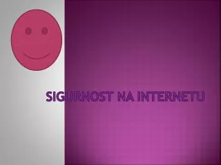 sigurnost na internetu