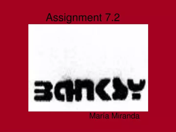 assignment 7 2