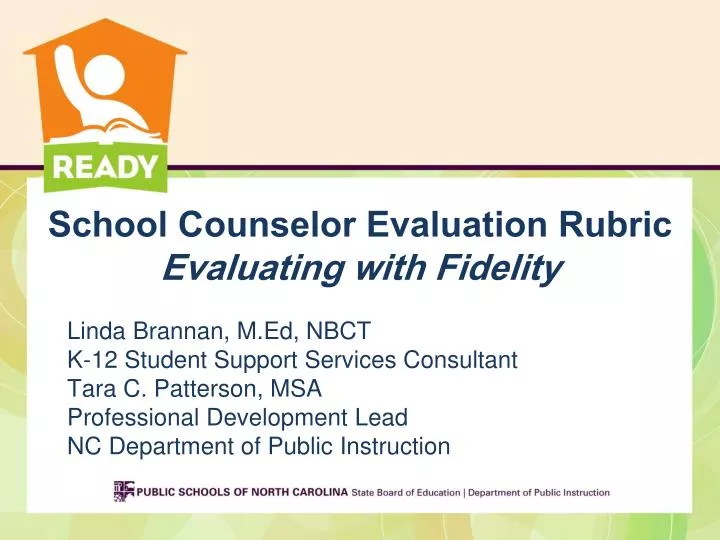 school counselor evaluation rubric evaluating with fidelity