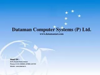 Dataman Computer Systems (P) Ltd. datamannet