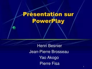 pr sentation sur powerplay