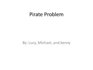 Pirate Problem
