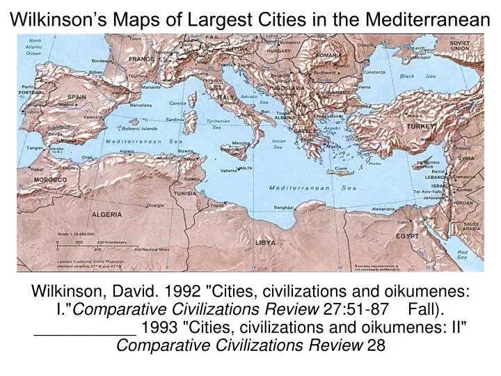 wilkinson s maps of largest cities in the mediterranean