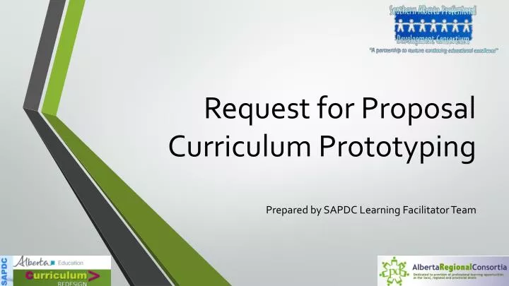 request for proposal curriculum prototyping