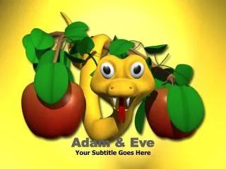 adam eve