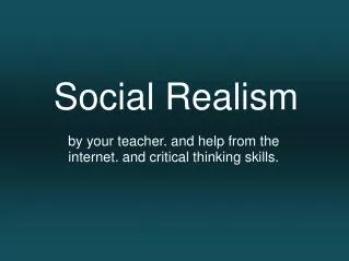 Social Realism