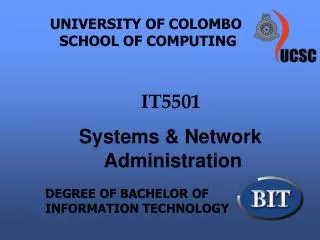 UNIVERSITY OF COLOMBO SCHOOL OF COMPUTING